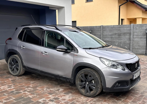 Peugeot 2008 cena 49999 przebieg: 56000, rok produkcji 2018 z Wągrowiec małe 137